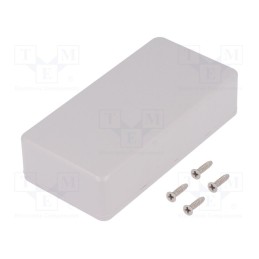1 pcs x HAMMOND - 1591ASGY - Enclosure: multipurpose, X: 50mm, Y: 100mm, Z: 25mm, 1591S, ABS, grey