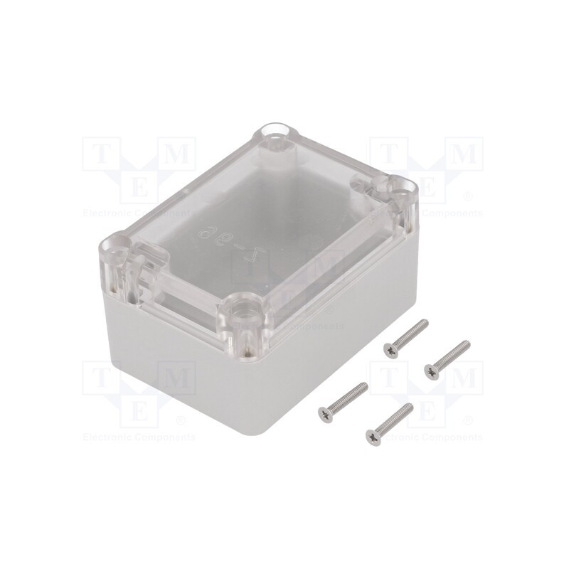1 pcs x KRADEX - Z96JPH TM ABS - Enclosure: multipurpose, X: 50mm, Y: 70mm, Z: 36mm, ABS, grey, gasket