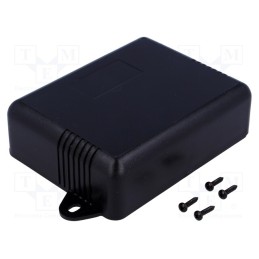1 pcs x MASZCZYK - KM-53 BK - Enclosure: multipurpose, X: 90mm, Y: 114mm, Z: 33mm, ABS, black