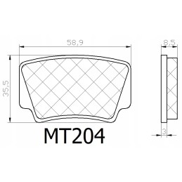 Brake pads ktm quad sx f sxf xc 450 505 525