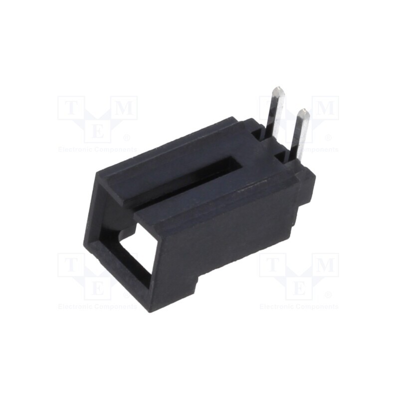 10 pcs x MOLEX - 705530036 - Socket, wire-board, male, SL, 2.54mm, PIN: 2, THT, angled 90°