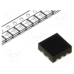 1 pcs x SILICON LABS - SI7051-A20-IM - IC: driver/sensor, -40÷125°C, 1.9÷3.6V, DFN6, SMD, Interface: I2C