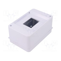 1 pcs x PAWBOL - C.2062 - Enclosure: for modular components, IP30, white, No.of mod: 4, ABS