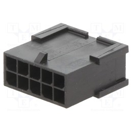 10 pcs x MOLEX - 430201001 - MicroFit 3.0 Plug DR FreeHang 10Ckt