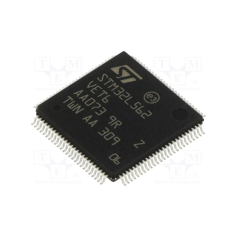 1 pcs x STMicroelectronics - STM32L562VET6 - IC: ARM microcontroller, 110MHz, LQFP100, 1.71÷3.6VDC, 256kBSRAM