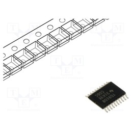 1 pcs x TEXAS INSTRUMENTS - TLC59108IPWR - IC: driver, LED driver, TSSOP20, 17V, Ch: 8, 120mA, 1MHz, Usup: 3÷5.5V