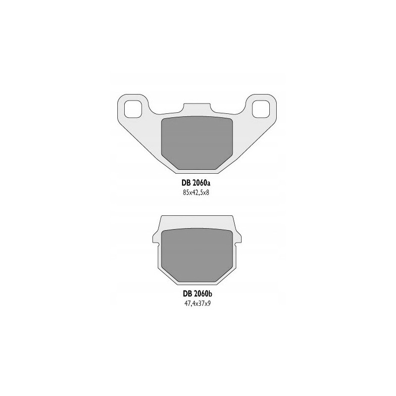 Delta braking brake pads kh83