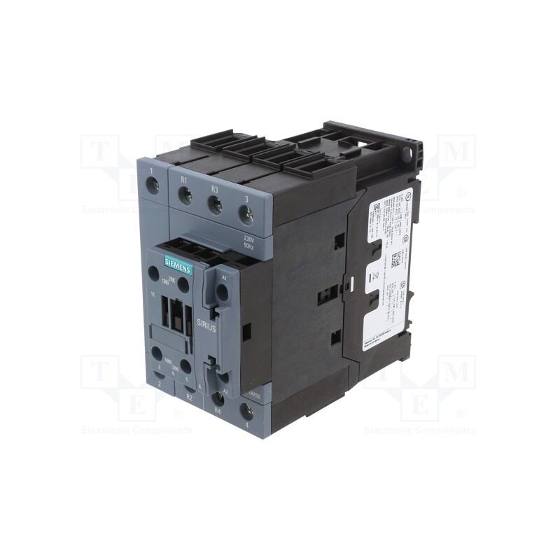 1 pcs x SIEMENS - 3RT2536-1AP00 - Contactor: 4-pole, NC x2 + NO x2, Auxiliary contacts: NO + NC