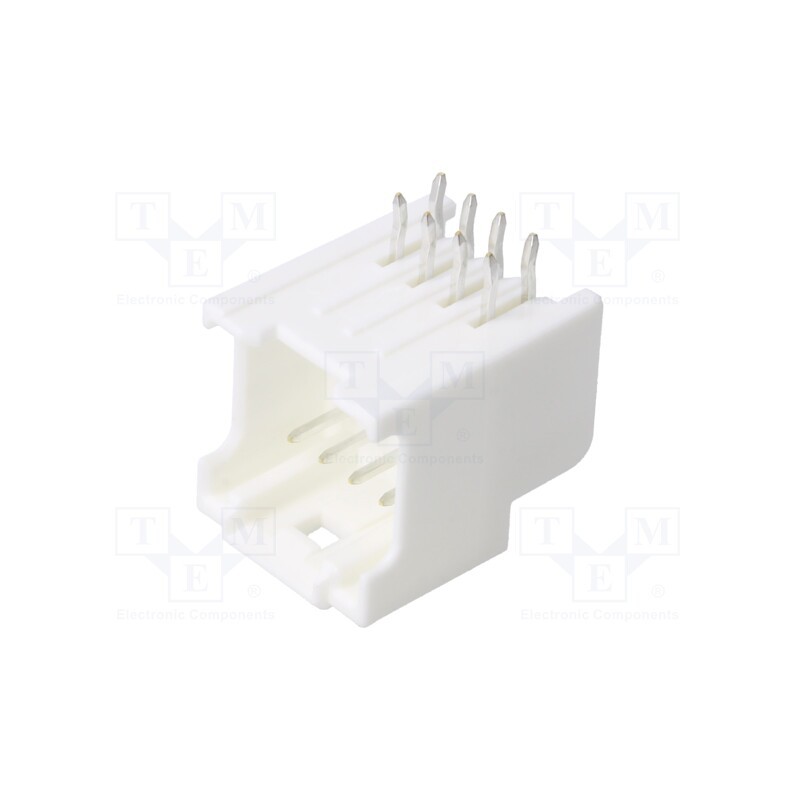 10 pcs x MOLEX - 559590830 - 2.0 WtB Dual Conn Dip PlgHsgAssyRA 8Ckt