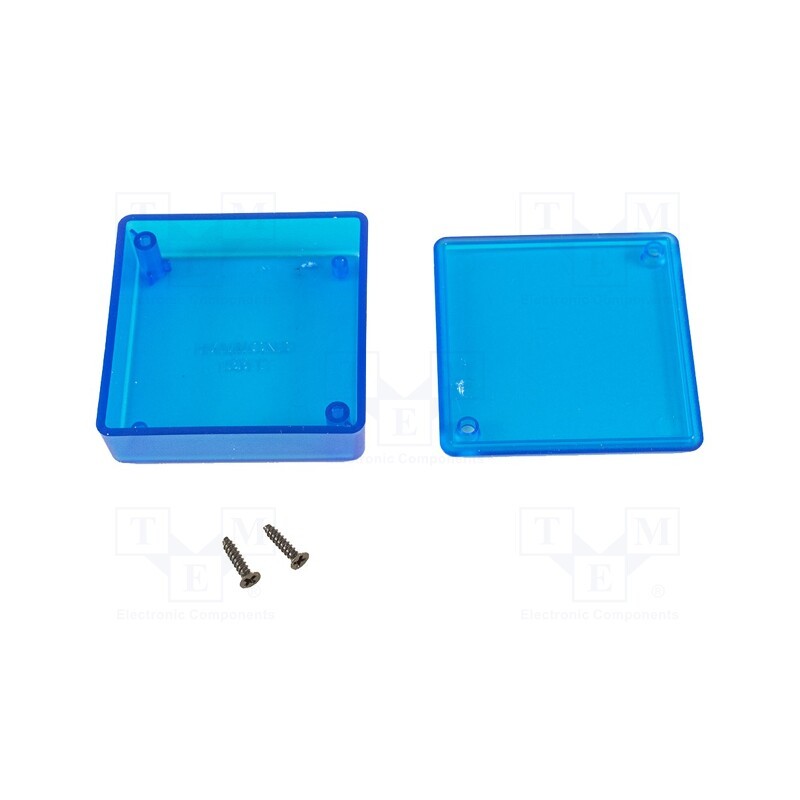 1 pcs x HAMMOND - 1551TTBU - Enclosure: multipurpose, X: 60mm, Y: 60mm, Z: 20mm, 1551 MINI, ABS