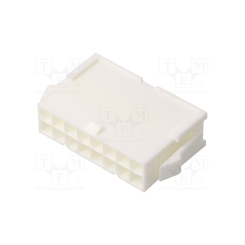 10 pcs x MOLEX - 39012166 - Plug, wire-wire, male, Mini-Fit Jr, 4.2mm, PIN: 16, w/o contacts