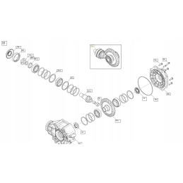 Can am outlander renegade rear diff repair kit 703500870