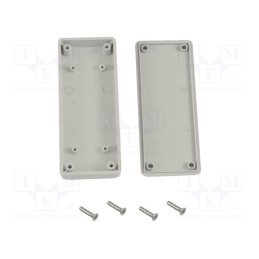 1 pcs x HAMMOND - 1551UUGY - Enclosure: multipurpose, X: 40mm, Y: 100mm, Z: 15mm, 1551 MINI, ABS