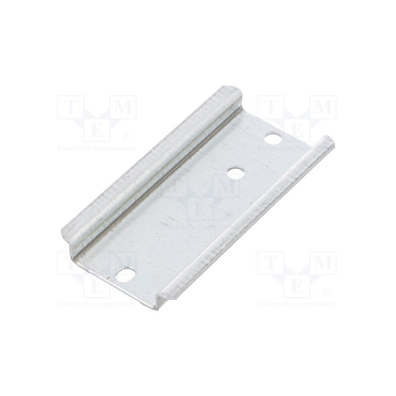 1 pcs x SPELSBERG - 19806801 - DIN rail, steel, W: 35mm, H: 7.5mm, L: 66mm, for enclosures