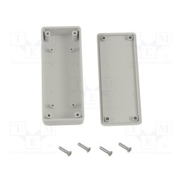 1 pcs x HAMMOND - 1551UGY - Enclosure: multipurpose, X: 40mm, Y: 100mm, Z: 20mm, 1551 MINI, ABS