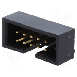 10 pcs x MOLEX - 702461004 - 2.54mm CGrid Hdr Shrd /Slt .13AuLF 10Ckt