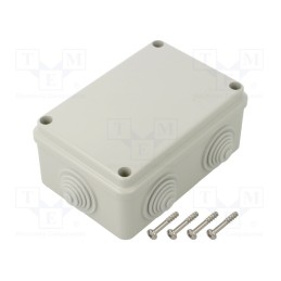 1 pcs x SCAME - 685.005 - Enclosure: junction box, X: 88mm, Y: 128mm, Z: 58mm, wall mount, IP55