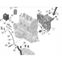 Can am maverick x3 engine gasket 420431845