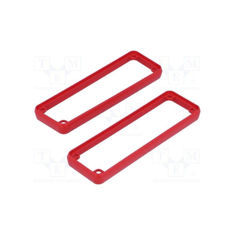 1 pcs x HAMMOND - 1455LBRED - Frame for enclosure, ABS, Series: 1455, HM-1455L, Colour: red