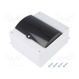 1 pcs x ELEKTRO-PLAST NASIELSK - 148594 - Enclosure: for modular components, IP20, white, No.of mod: 6, 400V