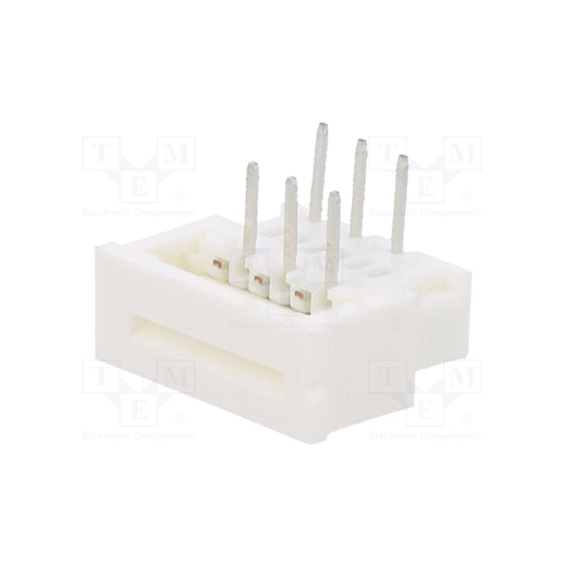 10 pcs x MOLEX - 39532064 - Connector: FFC/FPC, angled 90°, PIN: 6, top contacts,ZIF, THT, 200V