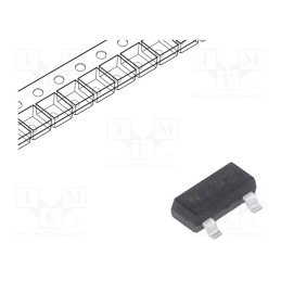 3 pcs x NEXPERIA - PBHV9115T,215 - Transistor: PNP, bipolar, 150V, 1A, 300mW, SOT23,TO236AB