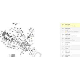 Timing tensioner housing brp outlander420236510