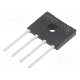 1 pcs x SHINDENGEN - UD8KBA80-7000 - Bridge rectifier: single-phase, Urmax: 800V, If: 8A, Ifsm: 270A