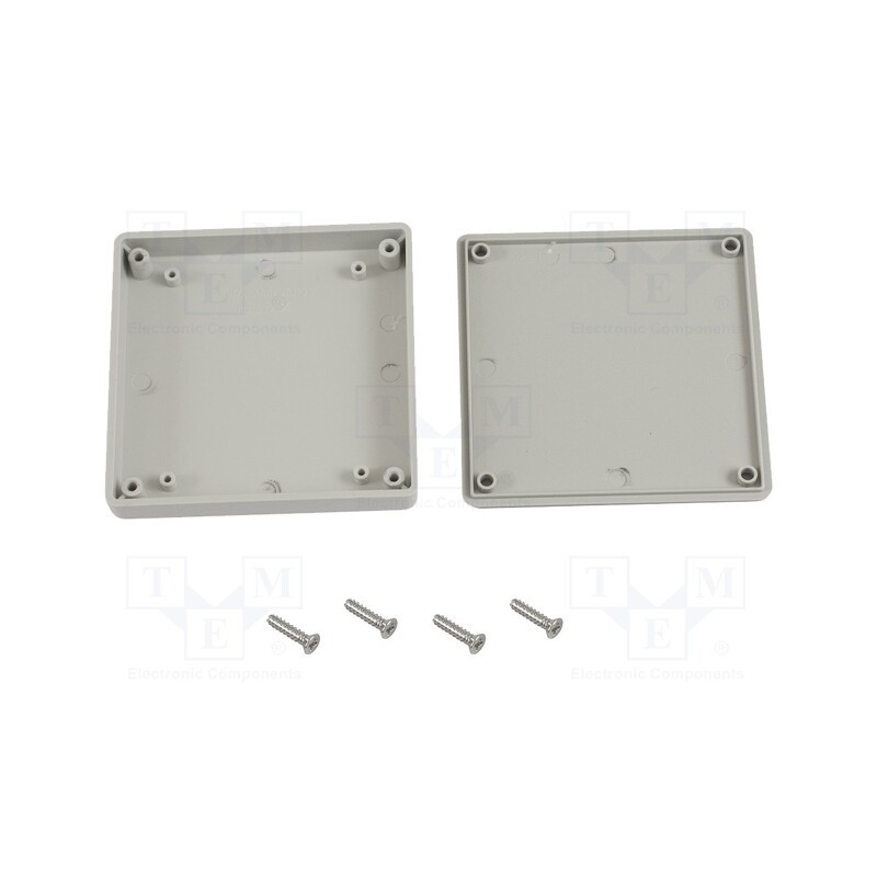 1 pcs x HAMMOND - 1551XXGY - Enclosure: multipurpose, X: 80mm, Y: 80mm, Z: 15mm, 1551 MINI, ABS