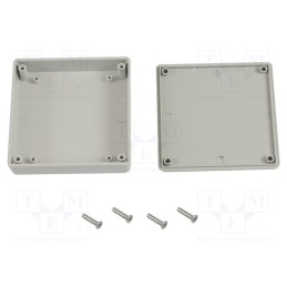 1 pcs x HAMMOND - 1551XGY - Enclosure: multipurpose, X: 80mm, Y: 80mm, Z: 20mm, 1551 MINI, ABS