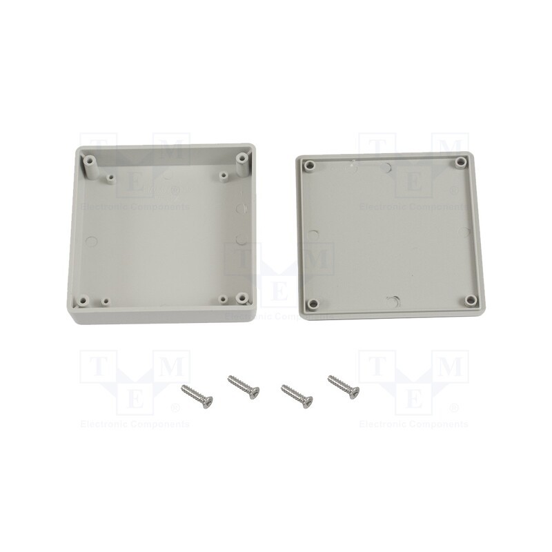 1 pcs x HAMMOND - 1551XGY - Enclosure: multipurpose, X: 80mm, Y: 80mm, Z: 20mm, 1551 MINI, ABS
