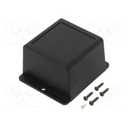 1 pcs x SUPERTRONIC - PP088N-S - Enclosure: multipurpose, X: 69mm, Y: 82mm, Z: 45mm, ABS, black