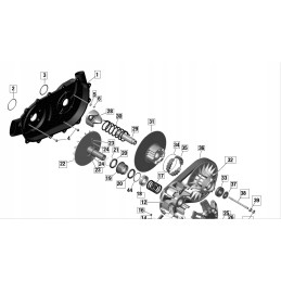Can am 420460430 variator spacer