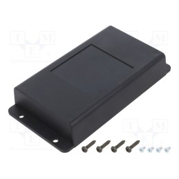 1 pcs x SUPERTRONIC - PP090N-S - Enclosure: multipurpose, X: 69mm, Y: 133mm, Z: 23mm, ABS, black