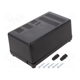 1 pcs x KRADEX - Z40W ABS - Enclosure: for power supplies, vented, X: 100mm, Y: 180mm, Z: 73mm