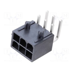 10 pcs x MOLEX - 50362462 - Socket, wire-board, male, Mini-Fit Jr, 4.2mm, PIN: 6, THT, PCB snap
