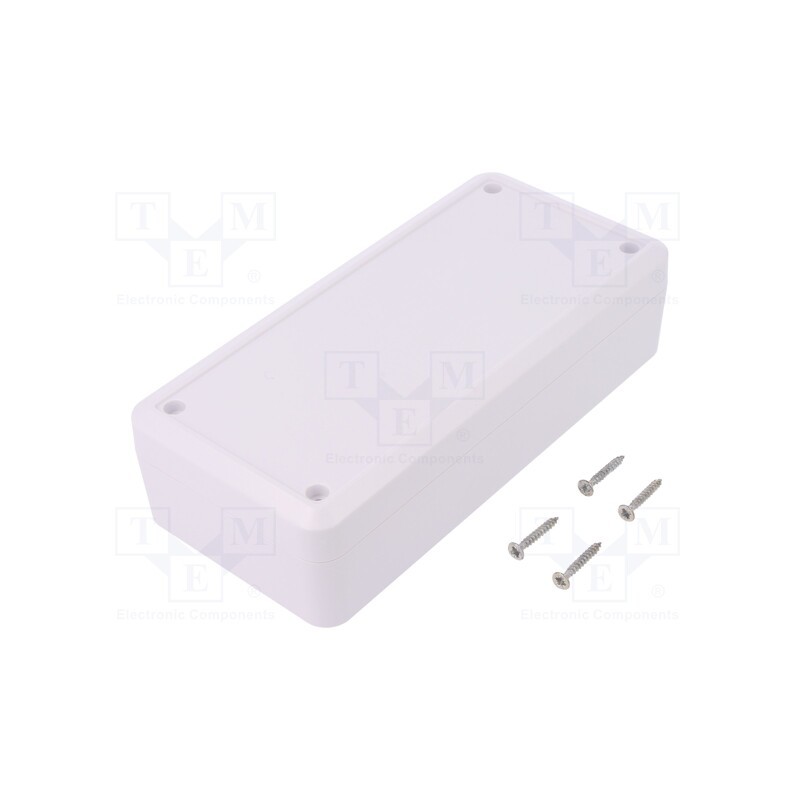 1 pcs x KRADEX - Z125B - Enclosure: multipurpose, X: 89mm, Y: 189mm, Z: 50mm, ABS, white