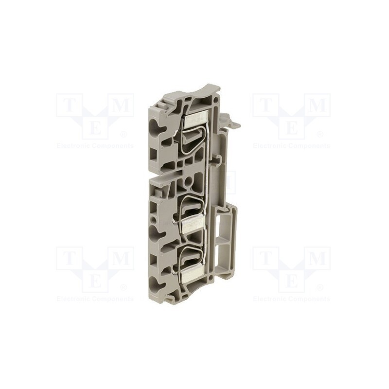 10 pcs x WEIDMu00dcLLER - 7904180000 ZDU 4/3AN - Splice terminal: rail, 4mm2, ways: 1, terminals: 3, beige, wemid