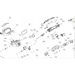 Small steering column slide sea doo 277001741