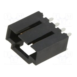 10 pcs x MOLEX - 705430108 - Socket, wire-board, male, SL, 2.54mm, PIN: 4, THT, gold-plated