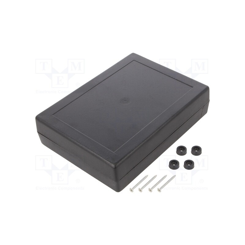 1 pcs x KRADEX - Z33 ABS - Enclosure: multipurpose, X: 139.5mm, Y: 190mm, Z: 47mm, ABS, black