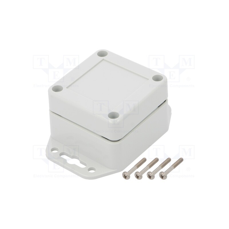 1 pcs x KRADEX - ZP60.60.40UJH TM PC - Enclosure: multipurpose, X: 60mm, Y: 60mm, Z: 40mm, ZP, polycarbonate