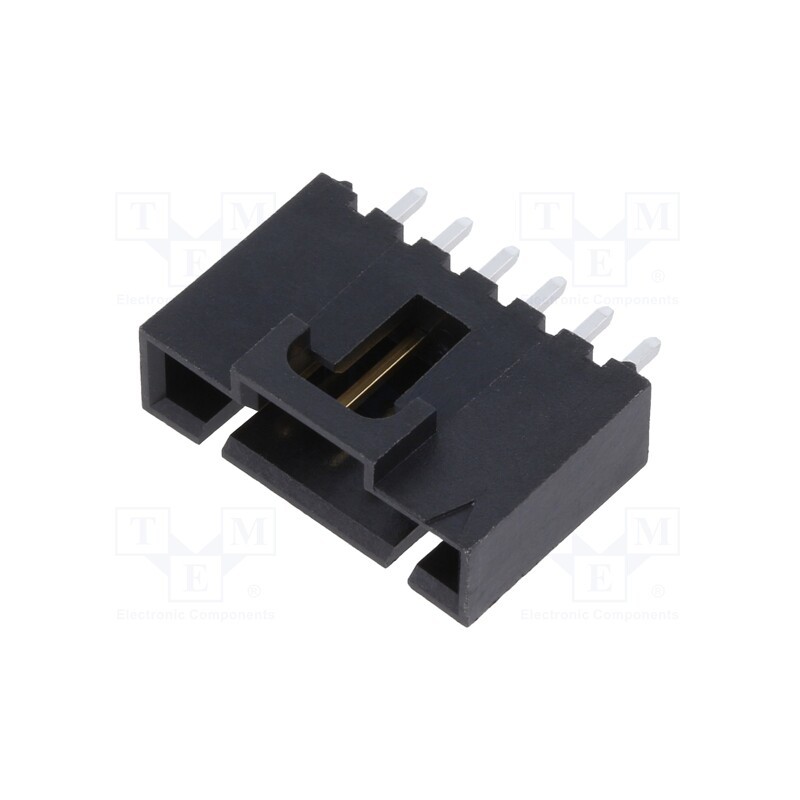 10 pcs x MOLEX - 705430005 - Socket, wire-board, male, SL, 2.54mm, PIN: 6, THT, gold-plated