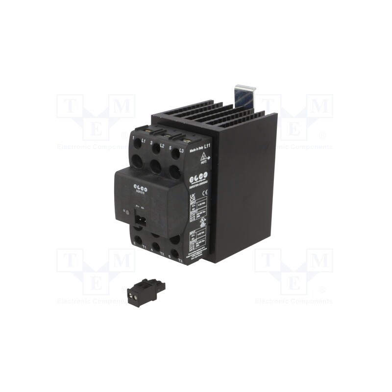 1 pcs x ELCO SRL - SSR370H-25600AS - Relay: solid state, 25A, Uswitch: 48÷600VAC, 3-phase, -40÷80°C