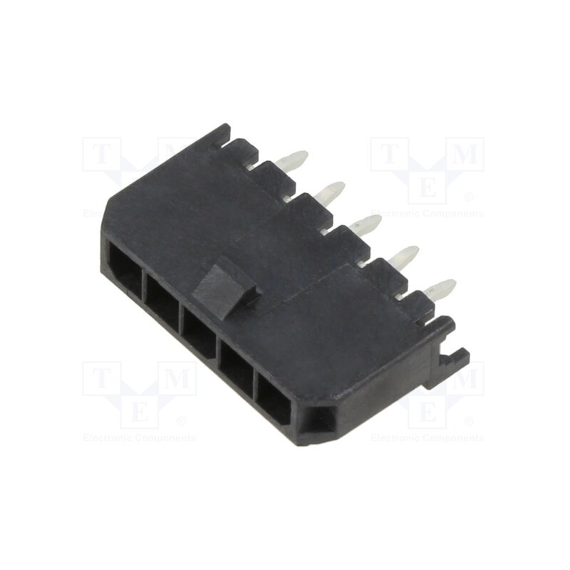 10 pcs x MOLEX - 436500516 - Socket, wire-board, male, Micro-Fit 3.0, 3mm, PIN: 5, 5A
