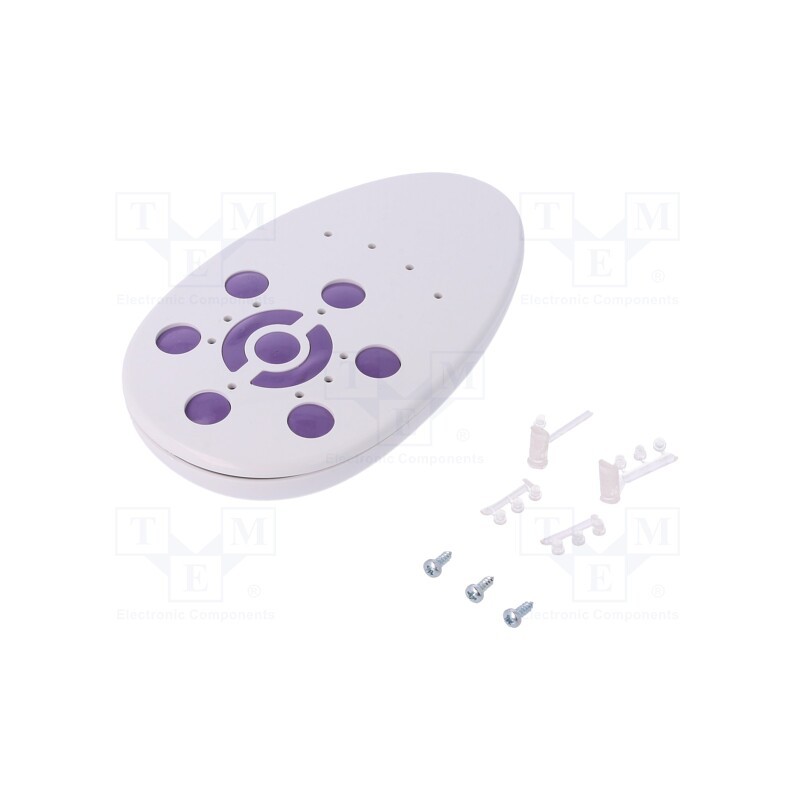 1 pcs x MASZCZYK - KM-130F WH -AS - Enclosure: for remote controller, X: 66mm, Y: 110mm, Z: 21mm