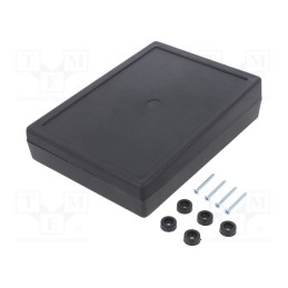 1 pcs x KRADEX - Z33B ABS - Enclosure: desktop, X: 140mm, Y: 190mm, Z: 49mm, ABS, black