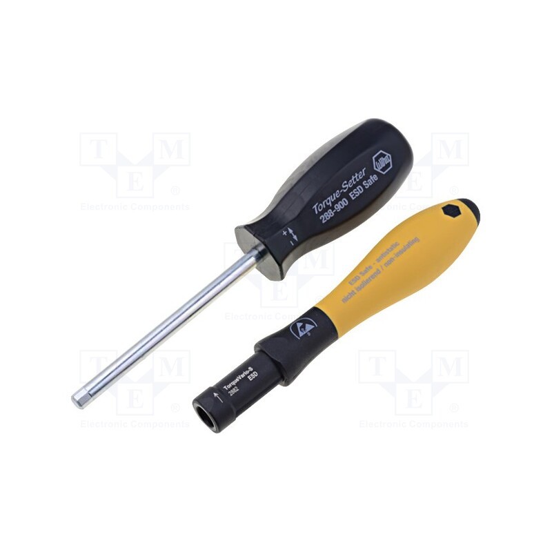 1 pcs x WIHA - 26629 - Screwdriver, torque,adjustable, ESD, Meas.accur: ±6%, 127mm