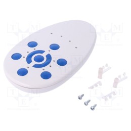 1 pcs x MASZCZYK - KM-130N WH -AS - Enclosure: for remote controller, X: 66mm, Y: 110mm, Z: 21mm