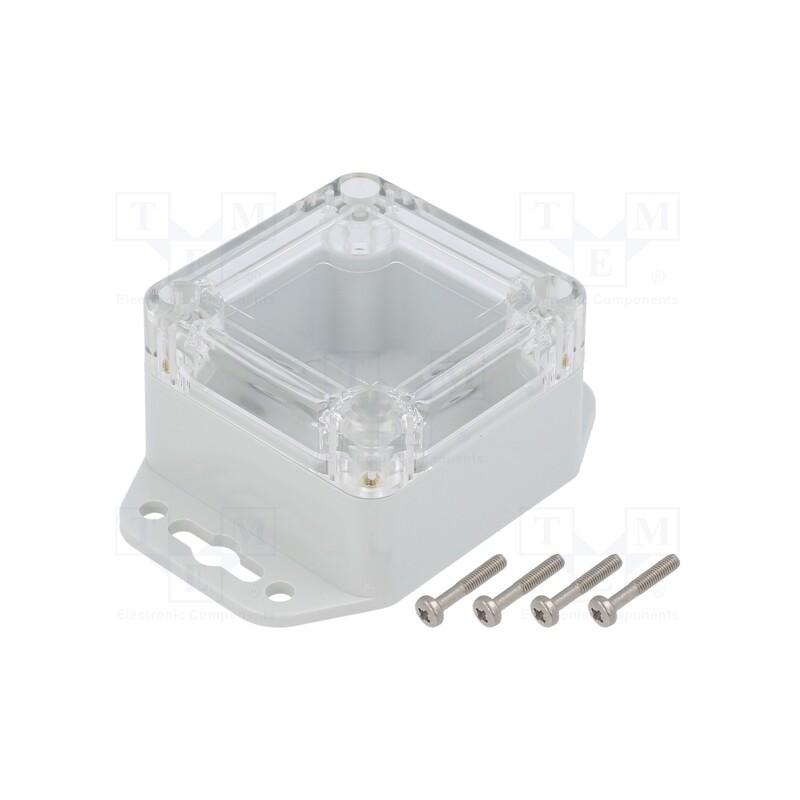 1 pcs x KRADEX - ZP60.60.40UJPH TM PC - Enclosure: multipurpose, X: 60mm, Y: 60mm, Z: 40mm, ZP, polycarbonate
